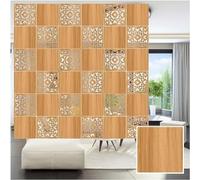 HKSDKABOP accrocher l'écran de séparation des Chambres, Panneaux de séparation Suspendus en Bois et Plastique, naturels, Plusieurs Tailles, Paquet de 1 à 100 pièces(Natural B,90Pcs)