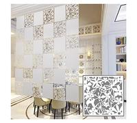HKSDKABOP accrocher l'écran de séparation des Chambres, Panneaux de séparation Suspendus en PVC 0,7 mm 40 x 40 cm Blanc Lot de 2 à 30(White-b,26pcs)