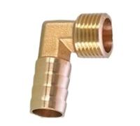 HKSDKABOP Connecteur de coupleur en laiton pagode for conduites compresseur d'air avec raccord coudé cannelé(6MM*1/4INCH)