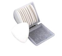 HKSDKABOP Craie de Couture pour Tailleurs, Triangle de Craie Couture for Tailleurs, 10 pièces, Blanc/coloré, 48mm, avec boîte Rangement en Plastique(White 10pcs)