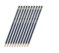HKSDKABOP Écrire un crayon, Lot de 10 crayons à croquis en bois for le dessin, l'écriture et l'art(10pcs-H)