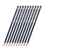 HKSDKABOP Écrire un crayon, Lot de 10 crayons à croquis en bois for le dessin, l'écriture et l'art(10pcs-4B)