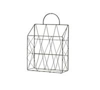 HKSDKABOP Magazines de métaux, Wall Mounted Nordic Iron Magazine Rack Multicolor(Black Handle)