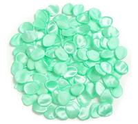 HKSDKABOP Pétales de Rose artificiels, Lot de 50/100/200/300 pièces 4 cm for décoration Maison, Salle à Manger, Mariage, Table, fête prénuptiale, Saint-Valentin(Light Green,300Pcs)
