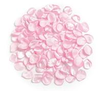 HKSDKABOP Pétales de Rose artificiels, Lot de 50/100/200/300 pièces 4 cm for décoration Maison, Salle à Manger, Mariage, Table, fête prénuptiale, Saint-Valentin(Pink,50Pcs)