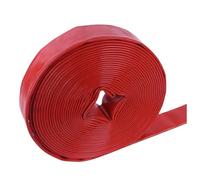 HKSDKABOP Tuyau de Drainage Plat, Tuyau de décharge Lavage à Contre-Courant, Pompe Piscine, Transfert Drainage Enduit PVC, 1 Pouce 10 Pouces(50m,3-inch)