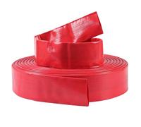 HKSDKABOP Tuyau de Drainage Plat, Tuyau d'étang de Pompe décharge d'eau à Poser Plat en Plusieurs Tailles Pouces, Polyester renforcé PVC(20m,10-inch)