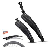 HKSOPC Garde Boue de Vélo Set pour Merida Cyclocross 2015, 20-26 Pouces Réglable Garde-Boue pour Vélo, Épaissir Élargir Connexion Rapide Ailes Avant et Arrière,A Black