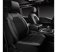 HKSOPC Housse Siege Voiture pour KIA Sportage 2010 2011 2012 2013 2014 2015 2016, Ensemble Complet Housses de Siège en Cuir, Housse de Siège Auto, Avant et Arrière Housse Protectrice,B Black Grey