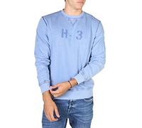 HKT by Hackett London Hkt H3 Crew Sweat-Shirt, Bleu (Dark Blue 581), Large Homme