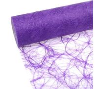 HKT Home Deco Sizoweb Chemin de Table - 25 mètres rôle + 100 Déco Coeur Gratuit (20 cm Largeur, dans Lilas)
