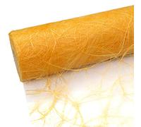 HKT Home Deco Sizoweb Chemin de Table Abricot 7,9 cm Rouleau 50 Mètres 64 018 de r