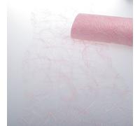 HKT Home Deco Sizoweb Chemin de Table Coupe ondulée Rose env. 25 cm rôle de 25 mètres - 64 W 033 R 250
