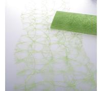 HKT Home Deco Sizoweb Chemin de Table Coupe ondulée Vert Clair 25 cm Rouleau 25 m 64 W 007 de r