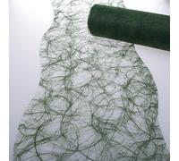 HKT Home Deco Sizoweb Chemin de Table Coupe ondulée Vert foncé env. 25 cm Rouleau 25 m 64 W 008 de r