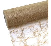 HKT Home Deco Sizoweb Chemin de Table dunkelgold 20 cm Rouleau 25 Mètres - 64-200-25-041