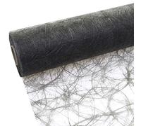 HKT Home Deco Sizoweb Chemin de Table Gris foncé 20 cm Rouleau de 25 mètres - 64 032 R 200
