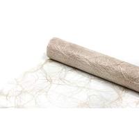 HKT Home Deco Sizoweb Chemin de Table Noyer 60 cm Rouleau 25 Mètres - 64-600-25-039