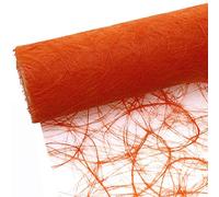 HKT Home Deco Sizoweb Chemin de Table Tissus Orange 20 cm Rouleau 25 m 64 005 de r