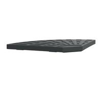 HKTMGDNG Poids du parasol 14 kg, support de parasol en béton PE Poids 1 | Élément de lestage stable de 14 kg avec rembourrage en béton et poignée de transport pour parasol déporté - Pied en croix sur