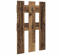 HKTMGDNG Porte-manteau mural aspect bois vieilli 65 x 3 x 100 cm | Solution de panneau de garde-robe compacte pour couloir et entrée avec étagères pratiques aspect bois robuste.