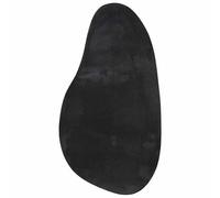 HKTMGDNG Tapis HUARTE - Noir - 80 x 150 cm - Polyester | Tapis en polyester doux avec dessous antidérapant pour salon et chambre à coucher, pliable et facile d'entretien.