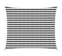 HKTMGDNG Voile d'ombrage à angle droit - 2,5 x 3,5 m - En polyéthylène haute densité - Protection contre le vent - Pour jardin, terrasse et balcon - Protection solaire - Anthracite et blanc