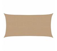 HKTMGDNG Voile d'ombrage rectangulaire - 2,5 x 4,5 m - En polyéthylène haute densité - Protection contre le vent - Séparateur d'ombre - Pour jardin, terrasse, balcon et camping - Taupe