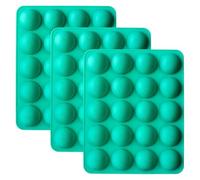 HKUCFTT Lot de 3 moules à gâteau en forme de balle de golf - 20 cavités en silicone pour bonbons de golf, décorations de gâteaux 3D, bombes de cacao et glaçons