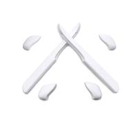 HKUCO Blanc Jambe de rechange en silicone pour Oakley Fast Jacket XL Des lunettes de soleil Kit de caoutchouc