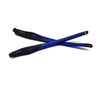 HKUCO Bleu foncé Jambes de lunettes de rechange pour Oakley Crosslink Monture de lunettes de
