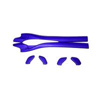 HKUCO Dark Blue Replacement Silicone Leg Set for Oakley Half Jacket 2.0 Sunglasses Earsocks Rubber Kit