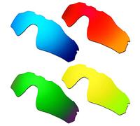 HKUCO Mens Replacement Lenses For Oakley Radar EV Path Red/Blue/24K Gold/Emerald Green Sunglasses