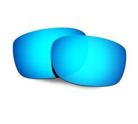HKUCO Mens Replacement Lenses For Oakley Straightlink Sunglasses Blue Polarized