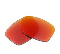 HKUCO Plus Mens Replacement Lenses For Oakley Jupiter Squared Sunglasses Red Polarized