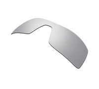 HKUCO Plus Mens Replacement Lenses For Oakley Oil Rig Sunglasses Titanium Mirror Polarized