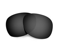 HKUCO Plus Mens Replacement Lenses For Ray-Ban Wayfarer RB2132 52mm Black Polarized