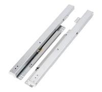 HKVTVCYPYA 1 paire armoire à bijoux tabac verre vitrine étagère Support tiroir Rail coulissant Guide inférieur(16 inch-40cm)