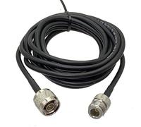 HKVTVCYPYA 1M-50M RG58 RF Pigtail N prise mâle à prise femelle câble droit connecteur de cavalier bornes de fil(1M)