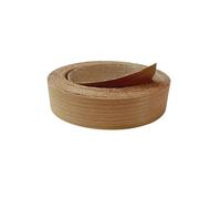 HKVTVCYPYA Bande de Chant en Bois d'érable/Bouleau/chêne/pin/Noyer/Cerisier 1 Pouce, Fer pré-collé sur Bande de Chant, Rouleau de Bois for Meubles(Cherry)