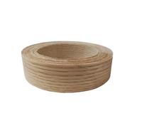 HKVTVCYPYA Bande de Chant en Bois d'érable/Bouleau/chêne/pin/Noyer/Cerisier 1 Pouce, Fer pré-collé sur Bande de Chant, Rouleau de Bois for Meubles(Red Oak)