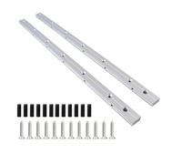 HKVTVCYPYA Barre d'onglet transversale for scie circulaire à table, 2 pièces, 3/4" x 3/8", avec trous pré-percés, vis, gabarit conique for scie à ruban