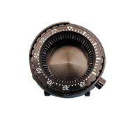 HKVTVCYPYA Boîtier de Montre en Conserve de Thon en Verre Saphir, Couronne Noire at 4.1, Compatible avec Le Mouvement Automatique NH34 NH35 NH36(14)