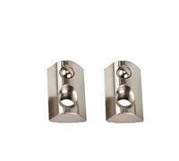 HKVTVCYPYA Écrous à rainure en T avec bille tournante, profilé en aluminium, tête de marteau coulissante en acier au carbone, 50 pièces, 20, 30, 40(20-M4)