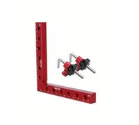 HKVTVCYPYA Fixation auxiliaire en L de 160 mm, panneau de positionnement de planche d'épissure, clip fixe, équerre de charpentier, règle(1 Pack)