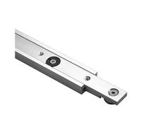 HKVTVCYPYA Kit de glissières à onglets en T, rail en alliage d'aluminium en forme de T, joint oblique avec roues, guide non perforé(Set C)