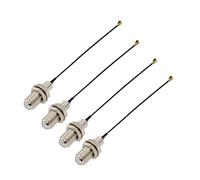 HKVTVCYPYA Lot de 10 câbles coaxiaux RF 1.13 RG178 femelle/mâle vers prise femelle U.FL/MHF4, rallonge d'antenne 3G(F-M to MHF F-20CM)