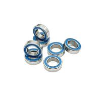 HKVTVCYPYA Lot de 10 roulements à billes ABEC-7 8 x 16 x 5 mm, bleus, étanches, for voiture, camion, RC, hobby, 688 RS 2RS(MR1319RS 13x19x4)
