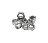 HKVTVCYPYA Lot de 10 roulements à billes en acier inoxydable ABEC-9, blindés, haute précision, SMR149ZZ, 9 x 14 x 4,5 mm(10PSMR105ZZW3)