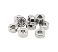 HKVTVCYPYA Lot de 10 roulements à billes haute vitesse MR104ZZ 4 x 10 x 4 mm ABEC-7 for perceuse robuste et laboratoire
